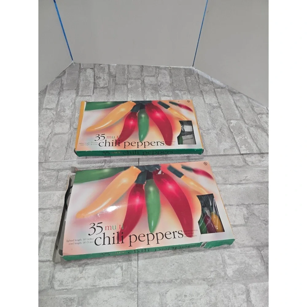 Lot of 2 Multi Chili Pepper Light Swag 14